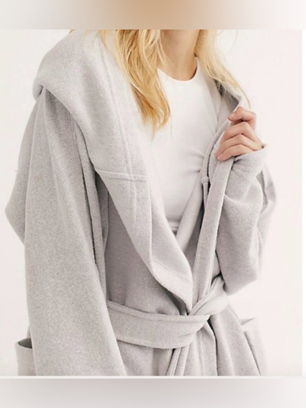 Women’s Free People “WILLOW” luxurious soft Cardigan Robe M / L lagenlook